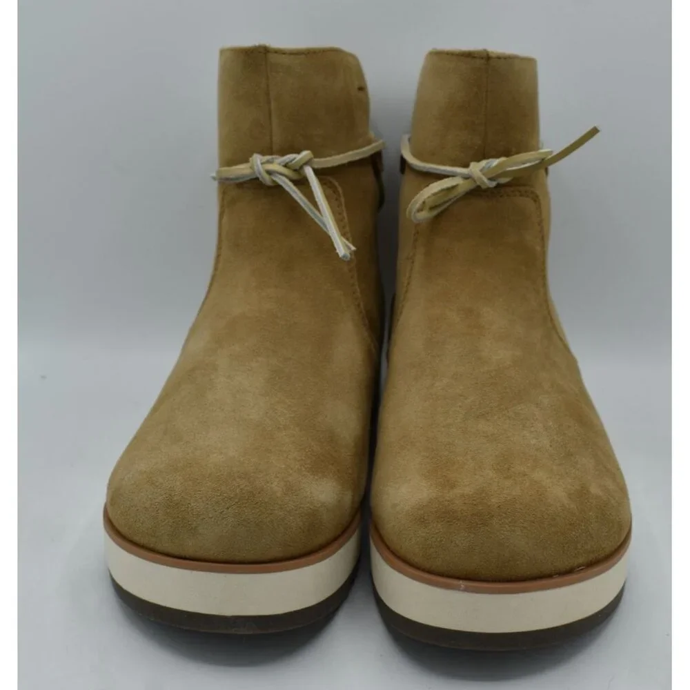 Merrell Women 10.5 Juno Bluff Polar Camel Suede Waterproof Insulated Winter Boot